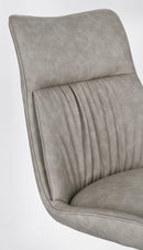 Set 2 Sedie 50x64x86h cm Jordan Pu Tortora 