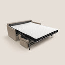 Divano Letto 2 Posti 149x90x96 cm in Tessuto Beige