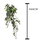 Set 2 Edera Artificiale English Ivy con 129 Foglie Altezza 68 cm Verde