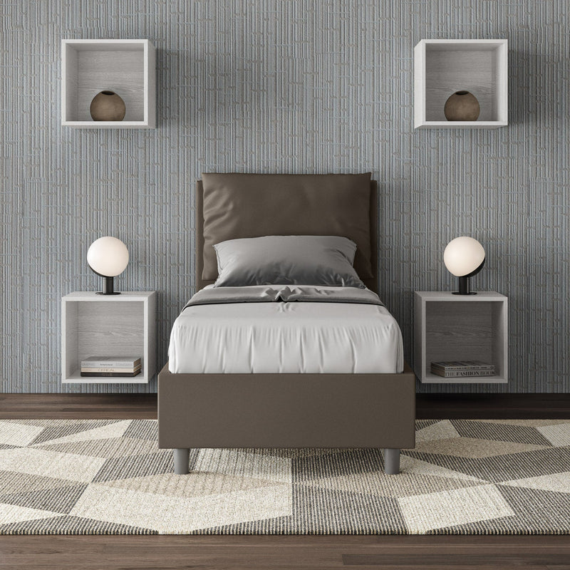 Letto Singolo Antea Cappuccino Varie Misure