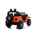 Macchina Elettrica per Bambini Fuoristrada Jeep Wrangler Rubicon 12V con Telecomando Arancione