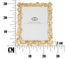 Cornice Old Leaf 26x2x31 cm in Poliresina e Vetro Oro