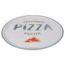 Set 4 Piatti Pizza Ø33x2 cm in Porcellana VdE Tivoli 1996 Le Travisate Bianco