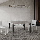 Tavolo Allungabile 120/380x90 cm Paxon Premium Cashmere Gambe Antracite      