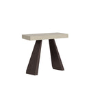Consolle Allungabile 90-300x40x77 cm Diamante Premium Cashmere Telaio Orso 