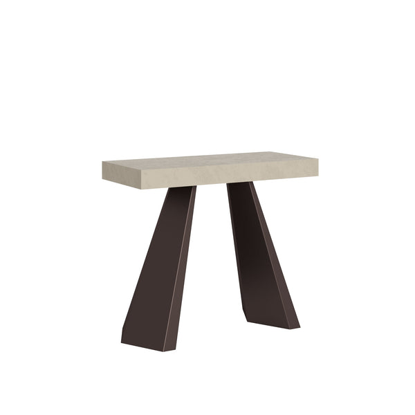 Consolle Allungabile 90-300x40x77 cm Diamante Cashmere Telaio Orso sconto