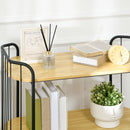 Carrello da Cucina 79x38x95 cm con Ruote in Truciolato e Acciaio