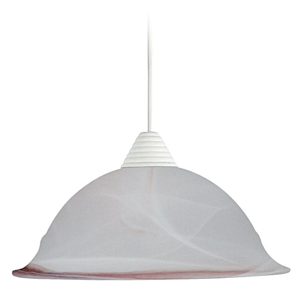 Sospensione D30 1xE27 Montatura Bianca Vetro Alabastro Tabacco E-Energy Lidia prezzo