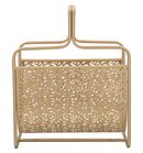 Porta Giornali Glam Rose 37x22x44,5 cm in Ferro Oro
