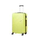 Trolley Valigia Grande Rigido 4 Ruote con Combinazione in ABS Ravizzoni Amalfi Verde Lime