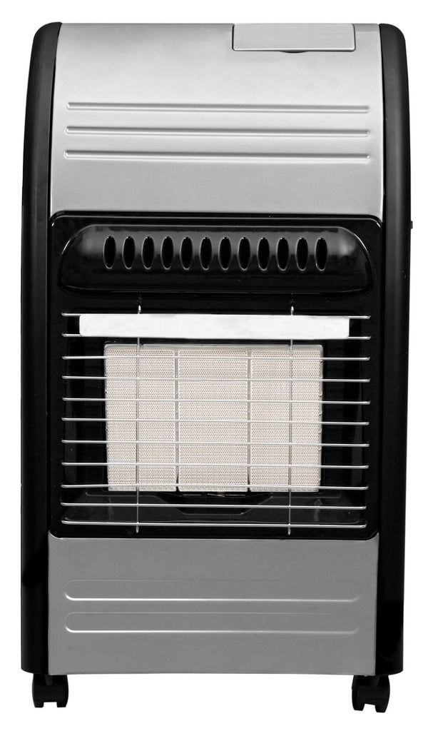 Stufa a Gas Gpl da Interno 4,2kW Bombola 15 Kg Qlima GH2042 R Acciaio e Nero prezzo