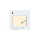 Maniglie con Rosetta Ovale per Porte Interne Forma L Acciaio Inossidabile Nichel 2 Sets Emuca