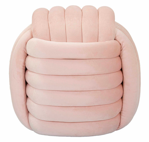 acquista Puff Softy Rosa 45x45x45 cm in MDF e Cotone e Poliestere Rosa