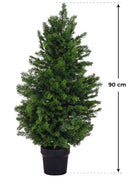 Mini Albero di Natale Artificiale Adami Bisalta Verde Varie Misure