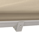 Tenda da Sole Avvolgibile a Parete a Caduta Impermeabile Beige 180x70 cm 