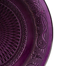 Set 6 Piatti Piani Ø25x2 cm  in Vetro VdE Tivoli 1996 Imperial Viola