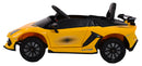 Macchina Elettrica per Bambini 12V con Licenza Lamborghini Aventador SVJ Small Giallo