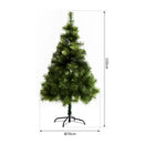 Albero di Natale Artificiale 150 cm 229 Rami Verde 