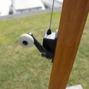 Ombrellone da Giardino Decentrato in Legno 3X3m Vorghini UnShake Ecrù