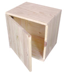 Pensile 1 Anta 30x36x36h cm in Legno di Pino Naturale