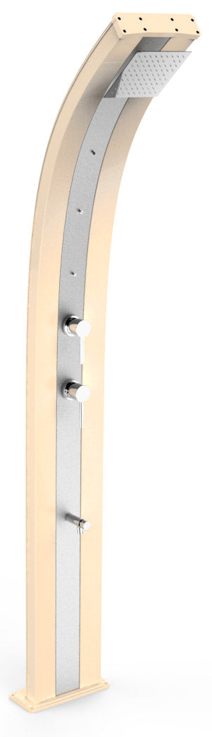 Doccia da Giardino Miscelatore Nebulizzatore e Lavapiedi Arkema Dada Fascia Inox Champagne Bronze sconto