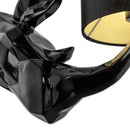 Lampada da parete Table & Floor in Poliresina Nashorn Nero