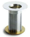 Piletta per Fontana da Giardino da 1" 6,2x6,2x7 cm in Ottone Cromato con Tappo