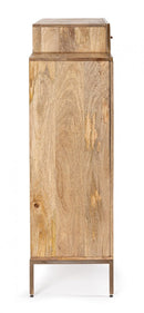 Credenza Alta 3 Ante 2 Cassetti 145x40x132h cm Jaidev 