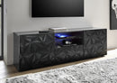 Mobile Porta TV 2 Ante 180x42x57 cm in Legno TFT Praga Antracite