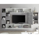 Parete attrezzata SanDiego bianco beton