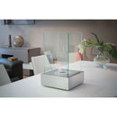 Camino a Bioetanolo da Tavolo 49x30 cm Karlsen Merano Acciaio