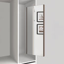 Specchio Estraibile per Armadio 34x100 cm Emuca Moka