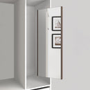 Specchio Estraibile per Armadio 34x100 cm Emuca Moka