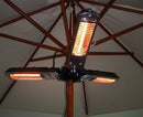 Stufa da Esterno Lampada Riscaldante Elettrica per Ombrelloni 2000W Kraus Demetra