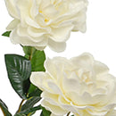 Set 3 Rami Artificiali di Gardenia Altezza 70 cm Bianco