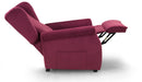 Poltrona Alzapersona Elettrica 2 Motori 75x107x84 cm in Tessuto Dispositivo Medico 1 Marrone