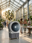 Raffrescatore Ventilatore per Grandi Ambienti con Ghiaccio o Acqua 250W Moel 9100 Turbo Cooler