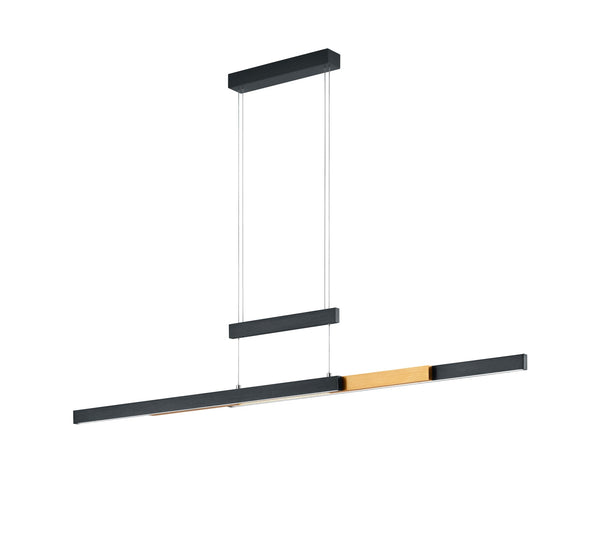 Lampada a Sospensione da Interno a LED in Metallo Nero Opaco sconto