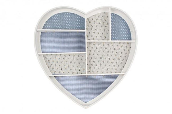 prezzo Porta Gioielli Blue Cuore 60x8x60 cm in Legno
