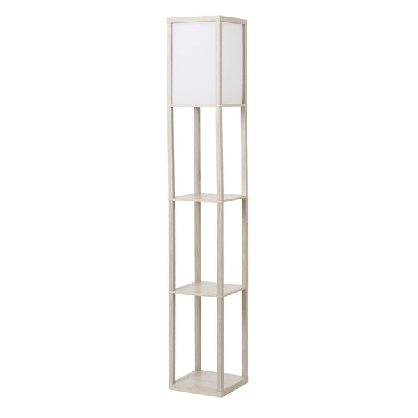 Lampada da Terra 26x26x160 cm E27 40W con Mensole in MDF Rovere prezzo