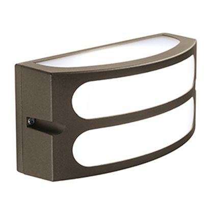 sconto Applique da Esterno E27 in Alluminio Sovil Marrone