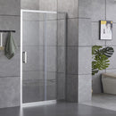 Porta Parete Doccia 110 cm 1 Anta Scorrevole in Cristallo Trasparente 6mm H195 Bonussi Giuly