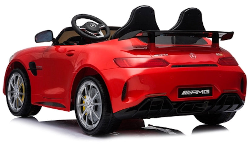 Macchina Elettrica per Bambini 2 Posti 24V con Licenza Mercedes GTR AMG Rossa