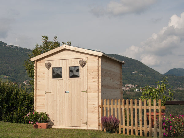 Casetta Box da Giardino Porta Utensili 200x200 cm in Legno Giulia prezzo
