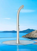 Doccia Solare da Giardino Miscelatore e Doccetta Arkema Jolly Plus Top Line Perla Nera