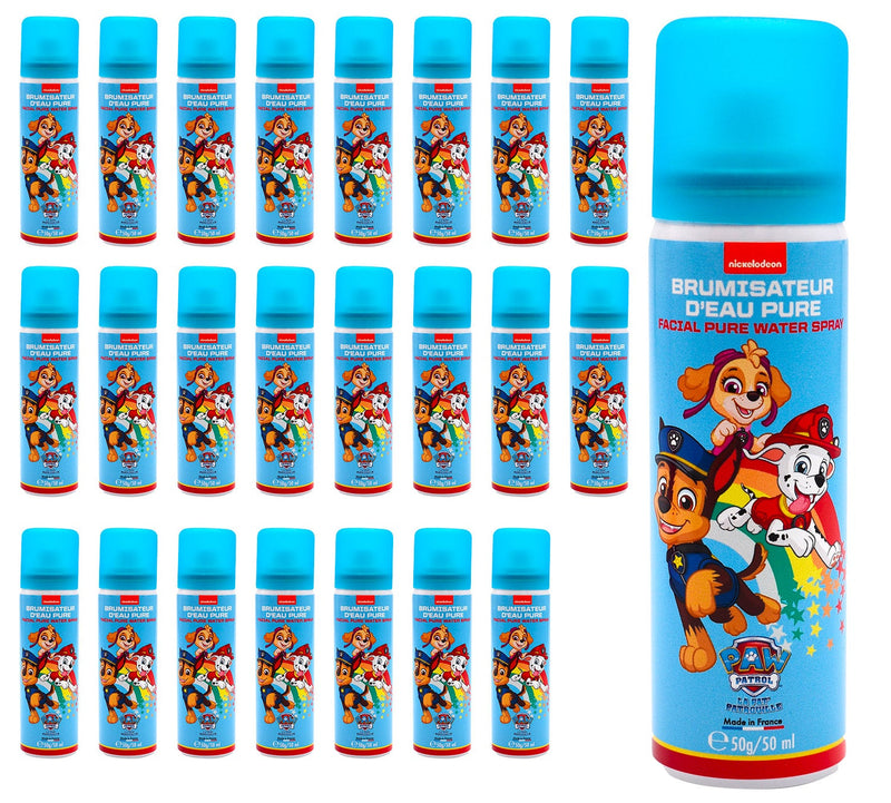 Set 24 Bombolette Nebulizzatore di Acqua per Bambini 50ml Paw Patrol