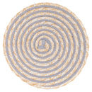 Set 6 Tovagliette Ø38 cm  in Paglia e Carta VdE Tivoli 1996 Spiral