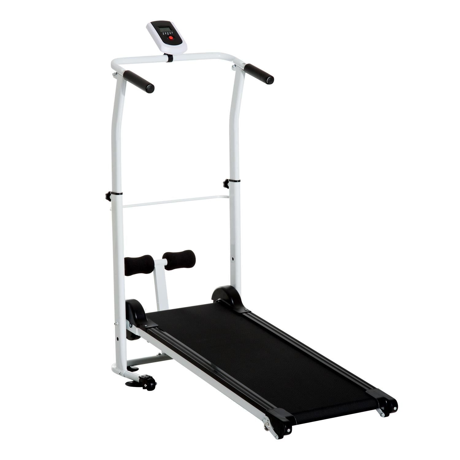 Tapis Roulant Magnetico con Monitor LCD e Barra Sit-up Pieghevole in ...
