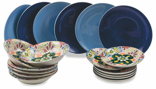 Servizio Piatti 18 Pezzi in Hard Dolomite Villa d'Este Home Tivoli Andalusia online