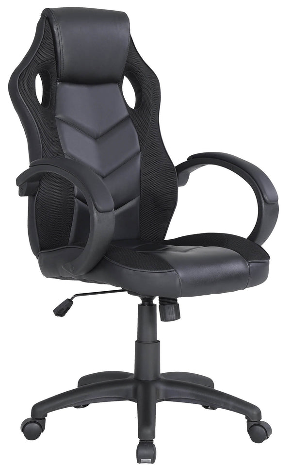 online Sedia da Gaming Ergonomica 61x66x116 cm in Similpelle Nera
